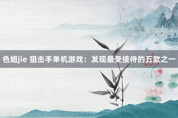 色姐jie 狙击手单机游戏：发现最受接待的五款之一