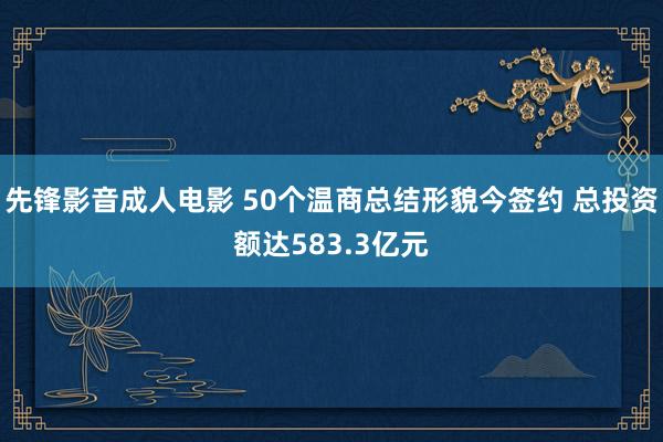 先锋影音成人电影 50个温商总结形貌今签约 总投资额达583.3亿元